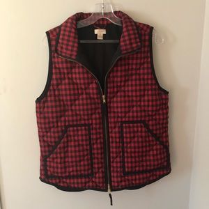 Checkered Red and Black best from J. Crew
